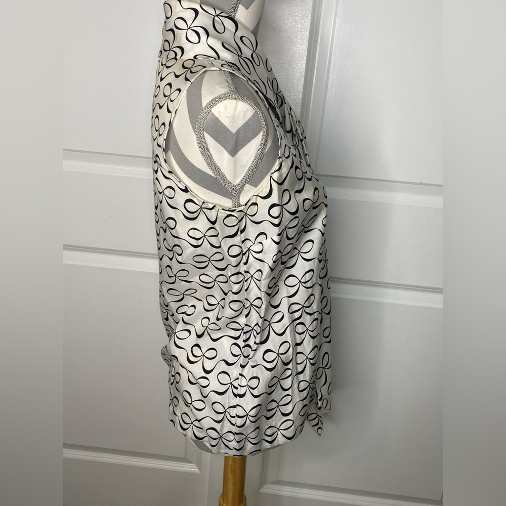 Kate Spade Small Lita Neck Bow Blouse - Picture 6 of 8